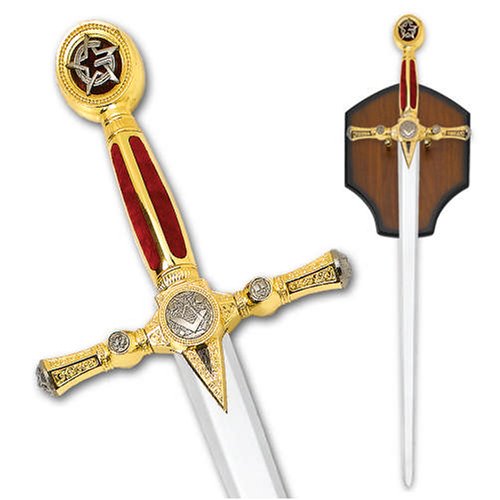 【1900‘s】”FreeMason “ Masonic Sword chain Amazon.com: Etrading 45
